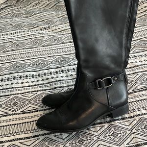 Anne Klein leather boots